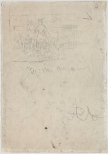 Acción de Gracias en el campamento [verso], n.d. de Winslow Homer