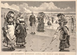 The Beach at Long Branch, de Appletons