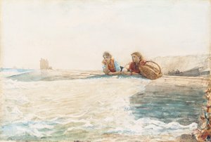 El rompeolas, 1883 de Winslow Homer