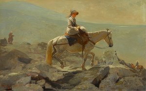 El sendero de las bridas, Montañas Blancas de Winslow Homer