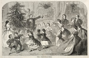 El árbol de Navidad, 1858