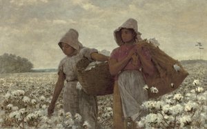Los recolectores de algodón, 1876 de Winslow Homer