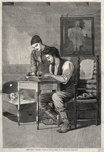 El registro familiar, 1875 de Winslow Homer