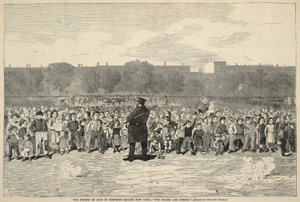 El 4 de julio en Tompkins Square, Nueva York--"¡Vienen los Sogers!", de Harper