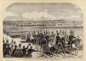 The Grand Review at Camp Massachusetts, Near Concord, September 9, 1859, de Harper