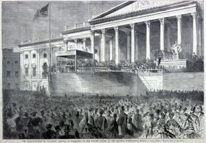 La toma de posesión de Abraham Lincoln como Presidente, de Harper