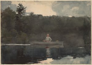 El pescador solitario de Winslow Homer
