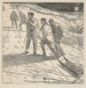The Midnight Coast, de The Riverside Magazine for Young People, enero de 1867 de Winslow Homer