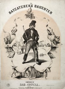 La hija del cazador de ratas - Portada de la partitura de Winslow Homer
