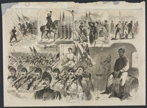 Las Canciones de la Guerra, 1861 de Winslow Homer
