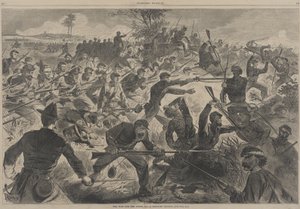 La guerra por la Unión - Una carga a la bayoneta de Winslow Homer