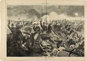 La Guerra por la Unión, 1862-Una Carga de Caballería de Winslow Homer