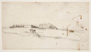 Tres Barcos con Pescadores Colocando una Red de Winslow Homer