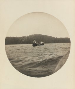 Tres canoístas, Lago St. John, Provincia de Quebec, c.1895, c.1904 de Winslow Homer