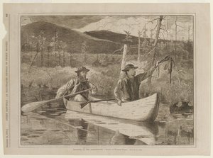 Trampas en los Adirondacks de Winslow Homer