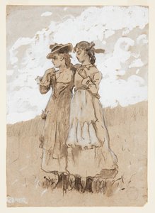Dos niñas jóvenes de Winslow Homer