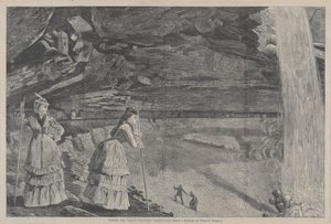 Bajo las Cataratas, Montañas Catskill de Winslow Homer