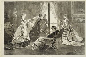 Esperando llamadas en el día de Año Nuevo, 2 de enero de 1869