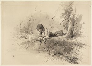 Esperando una picada de Winslow Homer