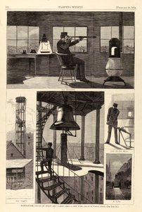 Watch-Tower, esquina de las calles Spring y Varick, Nueva York, de Harper
