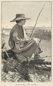 Watching The Crows, de Our Young Folks, junio de 1868 de Winslow Homer