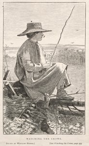 Observando los cuervos, 1868 de Winslow Homer