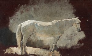 Yegua blanca, c. 1868 de Winslow Homer