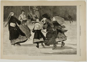 "Invierno" - Escena de patinaje