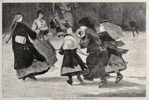 Invierno - Una escena de patinaje, 1868