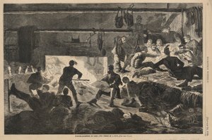Cuartos de invierno en el campamento de Winslow Homer