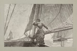 Chica navegando a vela de Winslow Homer