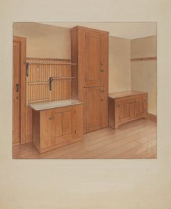 Muebles empotrados, 1937 de Winslow Rich