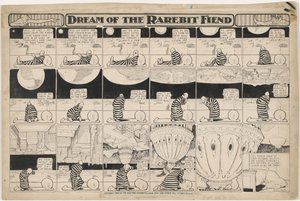 Sueño del Demonio del Rarebit: Aquí Viene Washington de Winsor McCay