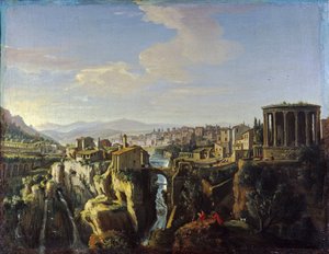 Vista de Tívoli, alrededor de 1700 de Wittel