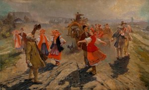 Procesión nupcial cerca de Orel de Wladimir Jegorowitsch Makowski