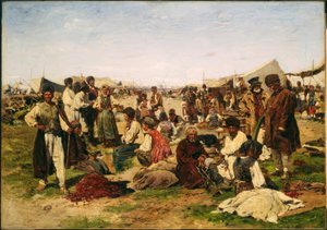 Feria en Poltava de Wladimir Jegorowitsch Makowski