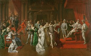 Un baile en la corte de Enrique Valois de Wladyslaw Bakalowicz