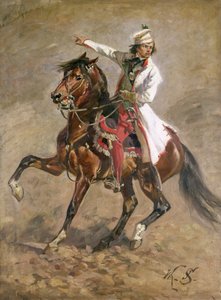 General Tadeusz Kosciuszko (1746-1817) a Caballo, boceto para 