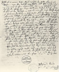 Carta autógrafa de Wolfgang Amadeus Mozart de Wolfgang Amadeus Mozart