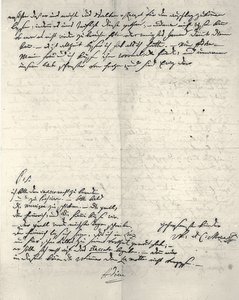 Carta autógrafa de Wolfgang Amadeus Mozart de Wolfgang Amadeus Mozart