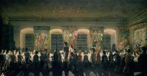 Banquete Nocturno, 1640 de Wolfgang Heimbach