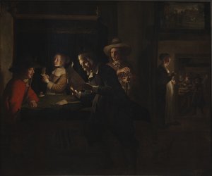 Interior al atardecer de Wolfgang Heimbach