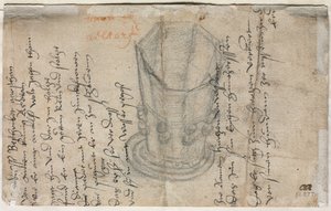 Copa octogonal verso, 1513