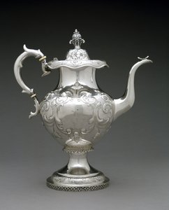 Tetera, c. 1845-1872 de Wood and Hughes (attr.to)