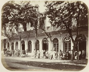 Casas comerciales en el Kali Besar de Woodbury and Page