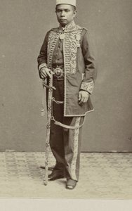joven monarca indio de Woodbury and Page