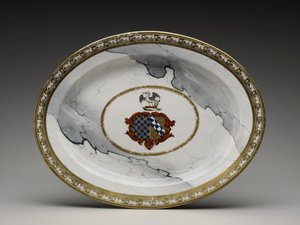 Plato de Worcester Porcelain Manufactory