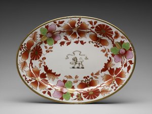 Plato de Worcester Porcelain Manufactory