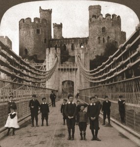 Conway, Gales, Castillo y puente medieval