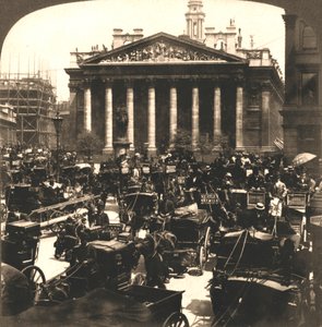 La Bolsa Real, Londres, 1896 de Works and Sun Sculpture Studios